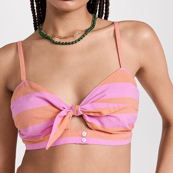 Xirena Gigi Top in Pomelo Stripe Size XS NWT - Picture 1 of 5